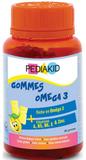 Омега-3 для дітей, Radiergummis Omega 3, Pediakid, 60 жувальних цукерок, фото