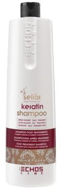 Кератиновый шампунь для поврежденных волос, Seliar keratin, Echosline, 1000 мл - фото