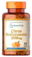 Цитрусові біофлавоноїди, Citrus Bioflavonoids, Puritan's Pride, 1000 мг, 100 таблеток - фото