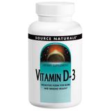 Вітамін D3, Vitamin D-3, Source Naturals, 2000 МО, 200 капсул, фото