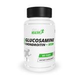 Глюкозамін Хондроїтин, МСМ, Healthy Glucosamine Chondroitin MSM, MST Nutrition, 60 таблеток, фото