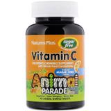 Витамин С жевательный, Vitamin C, Nature's Plus, Animal Parade, апельсиновый вкус, без сахара, 90 животных, фото