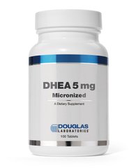 ДГЕА, DHEA, Douglas Laboratories, 5 мг, 100 таблеток - фото
