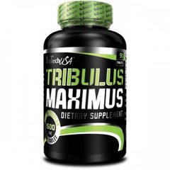 Трибулус, Tribulus maximus, 1500 мг, BioTech USA, 90 таблеток - фото