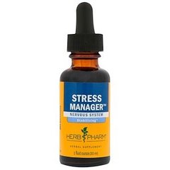 Защита от стресса, Stress Manager, Herb Pharm, смесь трав, 30 мл - фото