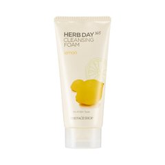 Пінка для вмивання з лимоном, Herb Day 365, The Face Shop, 170 мл - фото