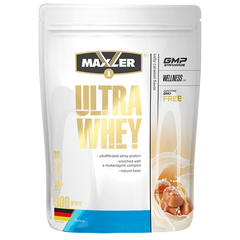 Протеин, Ultra Whey, Maxler, вкус соленая карамель, 900 г - фото