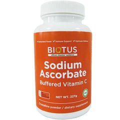 Буферизований вітамін С, Sodium Ascorbate, Biotus, порошок, 227 г - фото