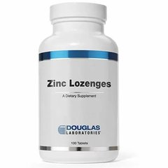 Цинк цитрат, Zinc Citrate, Douglas Laboratories, 100 жувальних таблеток - фото