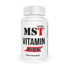 Вітамін Кік, Vitamin Kick, MST Nutrition, 120 таблеток - фото