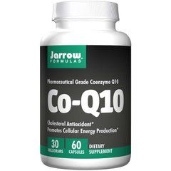 Коензим Q10 (Co-Q10), Jarrow Formulas, 30 мг, 60 капсул - фото