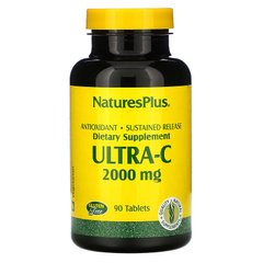 Витамин С, Ultra-C, Nature's Plus, 2000 мг, 90 таблеток - фото