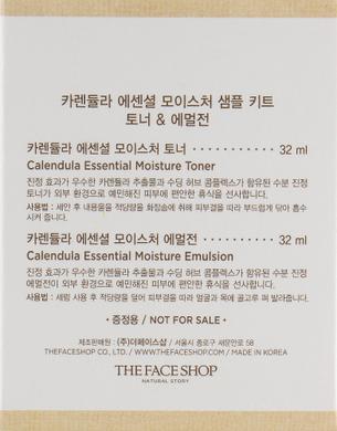 Набор увлажняющих средств с календулой тревел, Calendula Essential Moisture Sample Kit, The Face Shop - фото