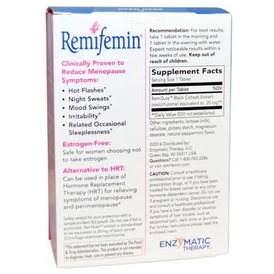 Ремифемин при менопаузе, Enzymatic Therapy (Nature's Way), 120 таблеток - фото