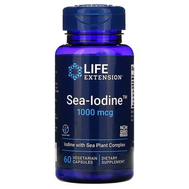 Йод, Sea-Iodine, Life Extension, 1000 мкг, 60 капсул - фото