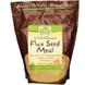 Лляне харчування, Flax Seed Meal, Now Foods, органік, 624 г, фото – 1