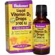 Витамин Д3 (цитрусовый вкус), Liquid Vitamin D3, Bluebonnet Nutrition, капли, 5000 МЕ, 30 мл, фото – 1