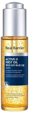 Капсульное масло с лифтинг-эффектом для лица, Active-V First Oil, Real Barrier, 35 г - фото