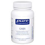 ГАМК, GABA, Pure Encapsulations, 60 капсул, фото