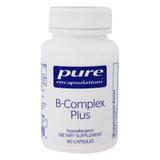 Вітамін B (збалансована вітамінна формула), B-Complex Plus, Pure Encapsulations, 60 капсул, фото