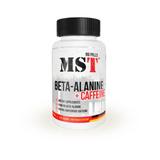 Бета Аланин и Кофеин, Beta Alanine + Coffeine, MST Nutrition, 90 таблеток, фото