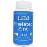 Хелатный цинк, Chelated Zinc, Biotus, 30 мг, 100 капсул, фото