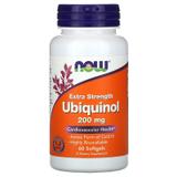Убихинол (Ubiquinol), Now Foods, 200 мг, 60 капсул, фото