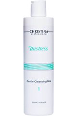 Нежное очищающее молочко, Unstress Gentle Cleansing Milk, Christina, 300 мл - фото