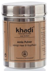 Органічний порошок-кондиціонер "Амла", від сивини і вип адіння волосся, для блиску та об'єму, Khadi, 150 г - фото