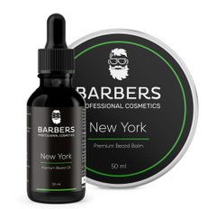 Набор для ухода за бородой New York, Barbers, 30 мл + 50 мл - фото