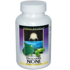 Нони Гавайский, Hawaiian Noni, Source Naturals, 375 мг, 120 капсул - фото