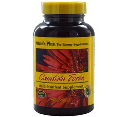 Противокандидное средство, Candida Forte, Nature's Plus, 90 капсул - фото