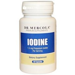 Йод, Iodine, Dr. Mercola, 1,5 мг, 30 капсул - фото