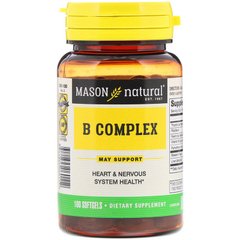 Комплекс витаминов B, 100 мягких капсул - фото