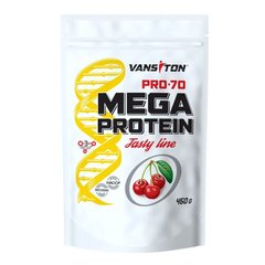 Протеїн Мега протеїн PRO 70, Vansiton, вишня 450 г - фото