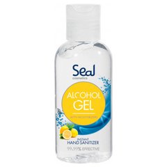 Дезинфицирующий гель с экстрактом лимона, Alcohol Gel, Seal, 100 мл - фото