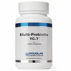 Пробіотики і пребіотики для жінок, Multi-Probiotic YC-7, Douglas Laboratories, 60 капсул - фото