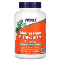 Магній бисглицинат, Magnesium Bisglycinate, Now Foods, 227 г - фото