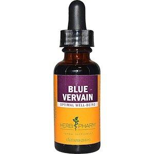 Вербена голубая, Blue Vervain, Herb Pharm, 29,6 мл - фото