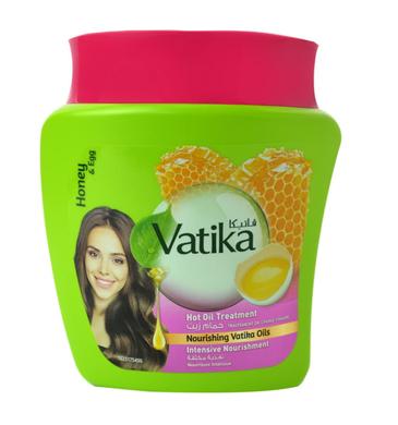 Маска для волосся Живлення, Vatika Naturals Egg Protein, Dabur, 500 г - фото