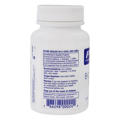 Витамин B (сбалансированная витаминная формула), B-Complex Plus, Pure Encapsulations, 60 капсул - фото