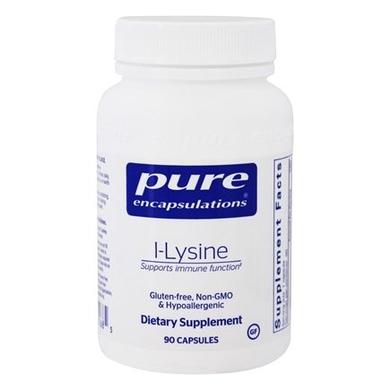 L-лізин, l-Lysine, Pure Encapsulations, 90 капсул - фото