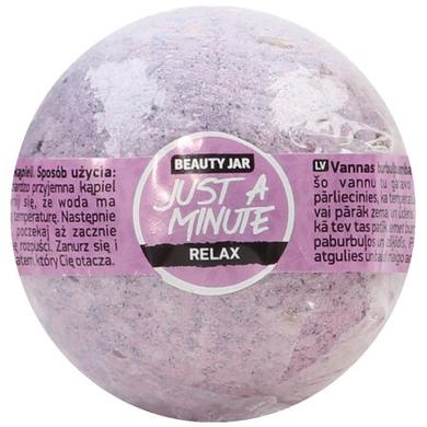 Бомбочка для ванни "Just А Minute", Relax Natural Bath Bomb, Beauty Jar, 150 г - фото