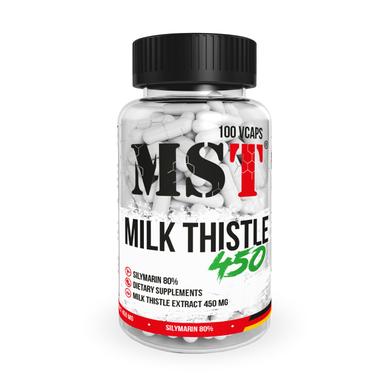 Розторопша плямиста, Milk Thistle, MST Nutrition, 100 капсул - фото