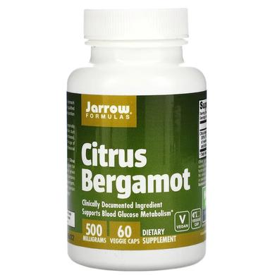 Бергамот, Citrus Bergamot, Jarrow Formulas, 500 мг, 60 капсул - фото