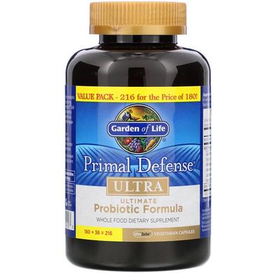 Пробіотична формула ультра, Probiotic Formula, Garden of Life, 216 капсул - фото