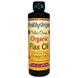 Льняное масло, Flax Oil, Ultra Omega, Healthy Origins, органик, 473 мл, фото – 1