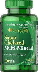 Мультиминеральный комплекс, Multi Mineral, Puritan's Pride, 100 капсул - фото