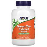 Экстракт зеленого чая (Green Tea), Now Foods, 400 мг, 250 капсул, фото