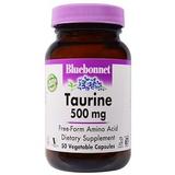 Таурин, Taurine, Bluebonnet Nutrition, 500 мг, 50 капсул, фото